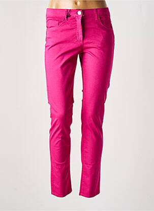 Pantalon slim talie joasă talie joasă roz EAST DRIVE femeie