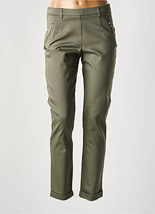 Jegging verde CHRISTINE LAURE femeie