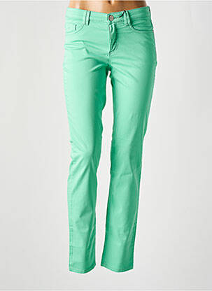 Pantalon slim talie joasă talie joasă verde STARK femeie