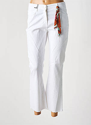 Blugi bootcut alb EAST DRIVE femeie