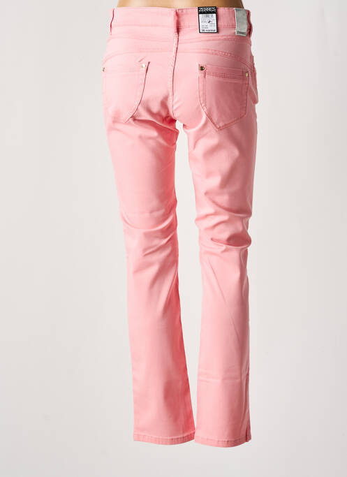 Pantalon slim roz ZERRES femeie