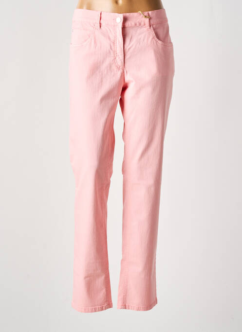 Pantalon slim roz ZERRES femeie