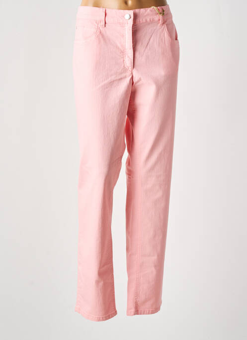Pantalon slim roz ZERRES femeie