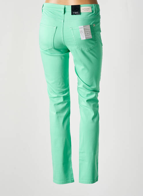 Pantalon slim verde STARK femeie