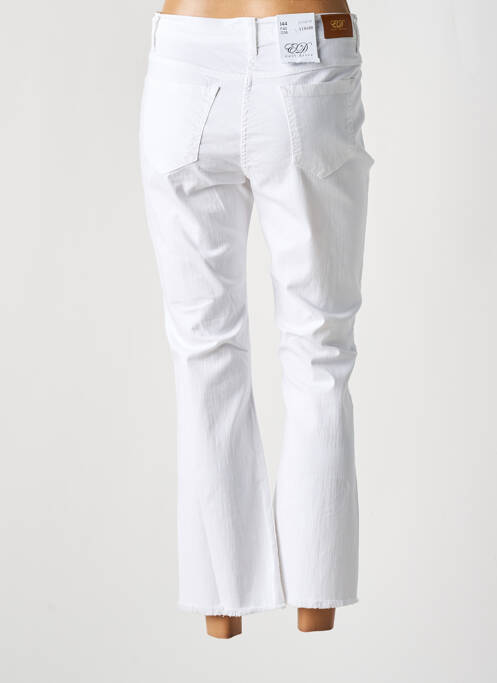 Blugi bootcut alb EAST DRIVE femeie