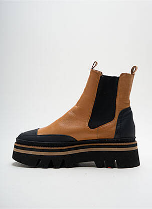 Botine/ghete material neted toc de 4 la 6 cm maro LLOYD femeie