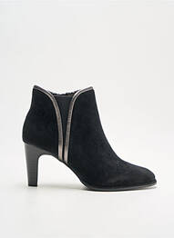 Botine/ghete vârf rotund toc de 4 la 6 cm negru ADIGE femme