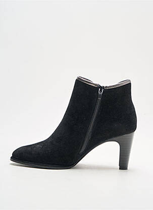 Botine/ghete vârf rotund toc de 4 la 6 cm negru ADIGE femeie