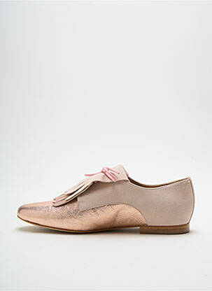 Derby-uri vârf rotund toc plat până la 3 cm roz JJ HEITOR SHOES femeie