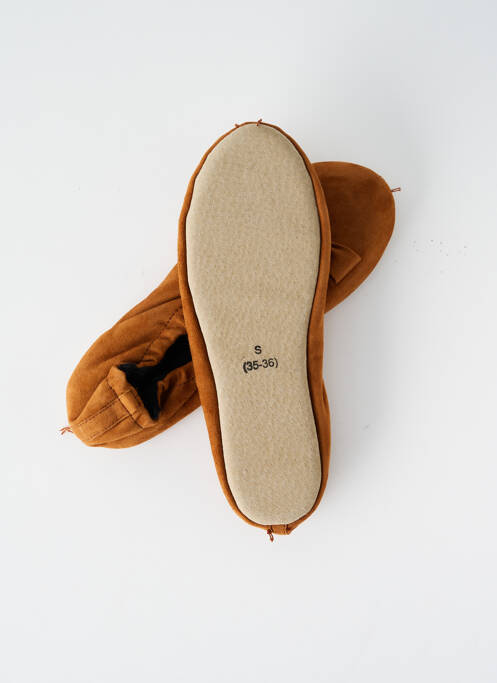 Papuci/Pantofi de casă maro GLOVE STORY femeie