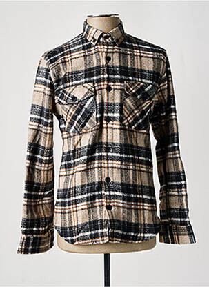 Cămașă cu mâneci lungi bej BLACK NEEDLE bărbat