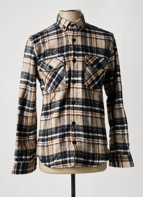 Cămașă cu mâneci lungi bej BLACK NEEDLE bărbat