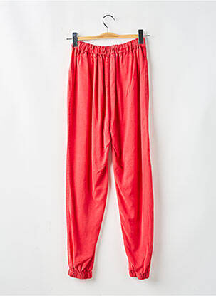Pantalon drept talie elastică roz TIFFOSI femeie