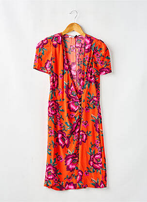 Rochie midi portocaliu MORGAN femeie