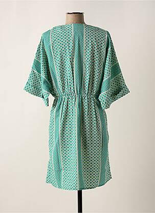 Rochie scurtă mâneci scurte mâneci scurte verde VILA femeie