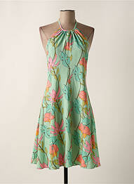 Rochie midi imprimeu floral fără mâneci verde MOLLY BRACKEN femeie