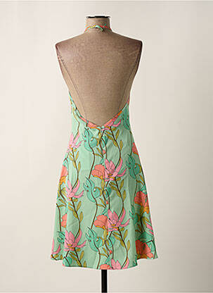 Rochie midi imprimeu floral fără mâneci verde MOLLY BRACKEN femeie