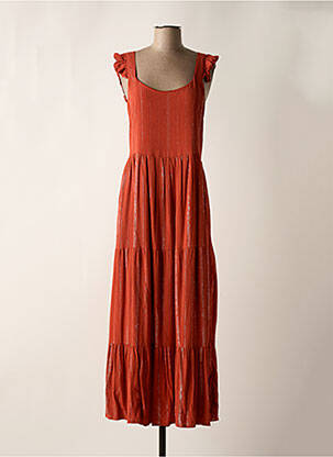 Rochie lungă portocaliu DEELUXE femeie