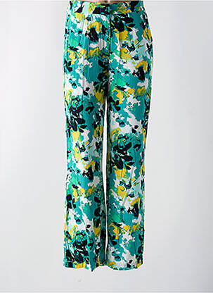 Pantalon larg verde VILA femeie