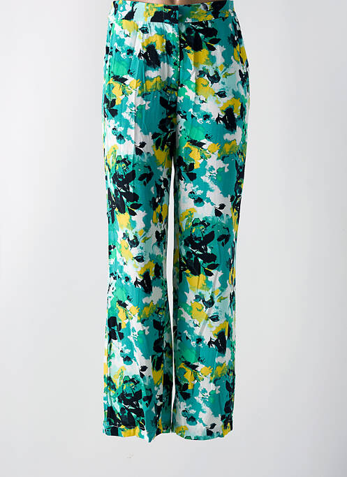 Pantalon larg verde VILA femeie