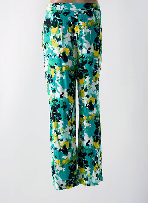 Pantalon larg verde VILA femeie