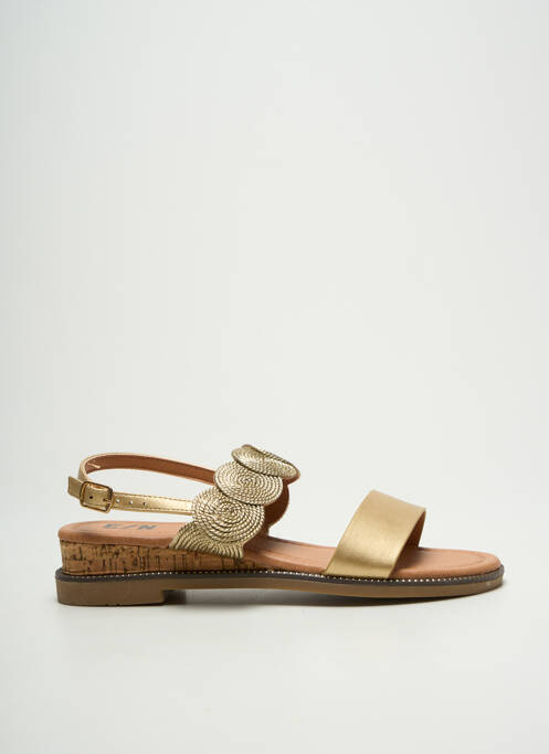 Sandale/Pantofi decupați auriu ELUE PAR NOUS femeie