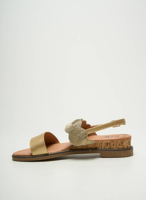 Sandale/Pantofi decupați auriu ELUE PAR NOUS femeie