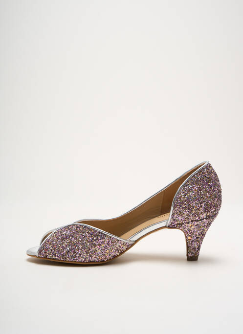 Pantofi cu toc roz QOO TUM femeie