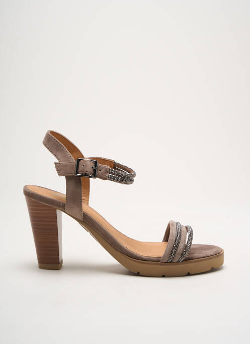 Sandale/Pantofi decupați gri MAM'ZELLE femeie