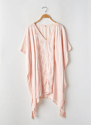 Tunică mâneci lungi roz SANS MARQUE femeie