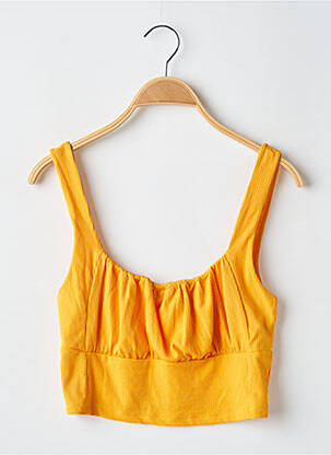 Top portocaliu BERSHKA femeie
