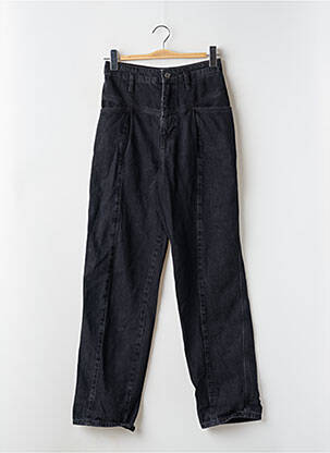 Blugi cu croială dreaptă negru ZARA femeie