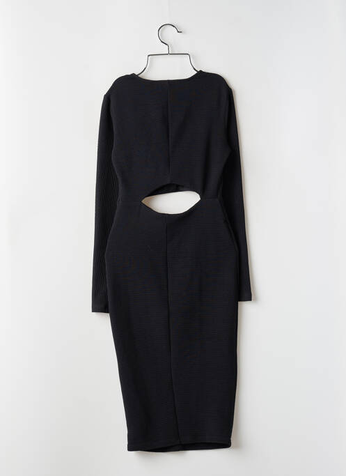 Rochie midi mâneci lungi mâneci lungi negru ZARA femme