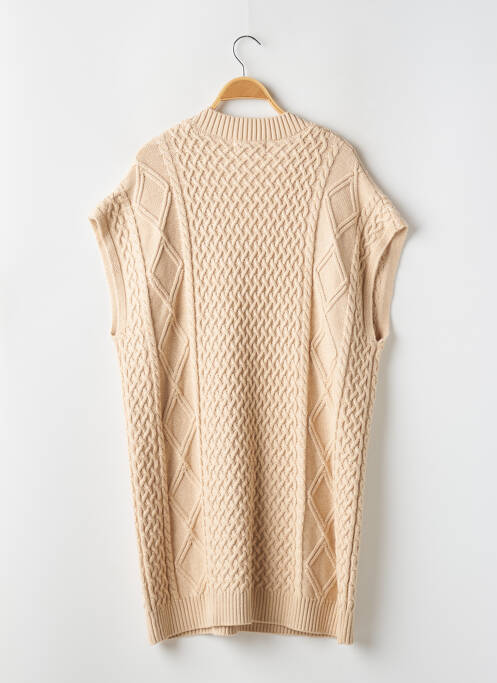 Rochie pulover bej L'ACADEMIE femeie