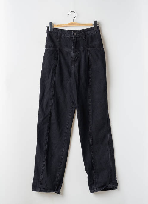 Blugi cu croială dreaptă negru ZARA femeie