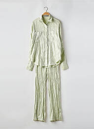 Set pantaloni închidere cu nasturi pe partea din față verde NASTY GAL femme