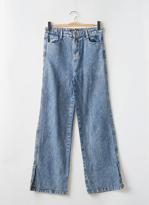 Blugi cu croială largă  talie înaltă albastru BOOHOO femme