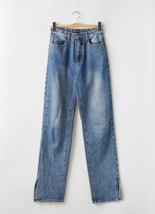 Blugi cu croială dreaptă albastru PRETTY LITTLE THING femeie