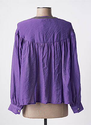 Cămașă mâneci lungi mâneci lungi violet SEE U SOON femeie