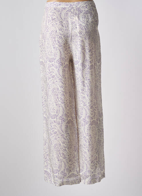 Pantalon larg violet SEE U SOON femeie