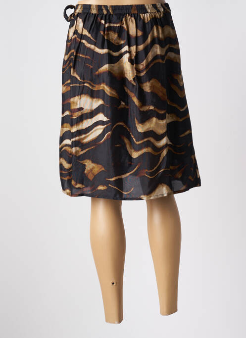 Fustă midi negru KAFFE femeie