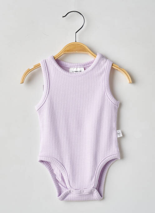 Body de lenjerie violet LAESSIG fată