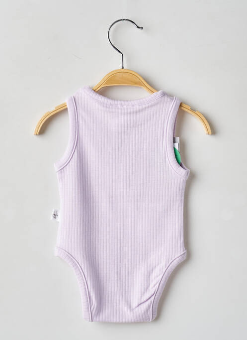 Body de lenjerie violet LAESSIG fată