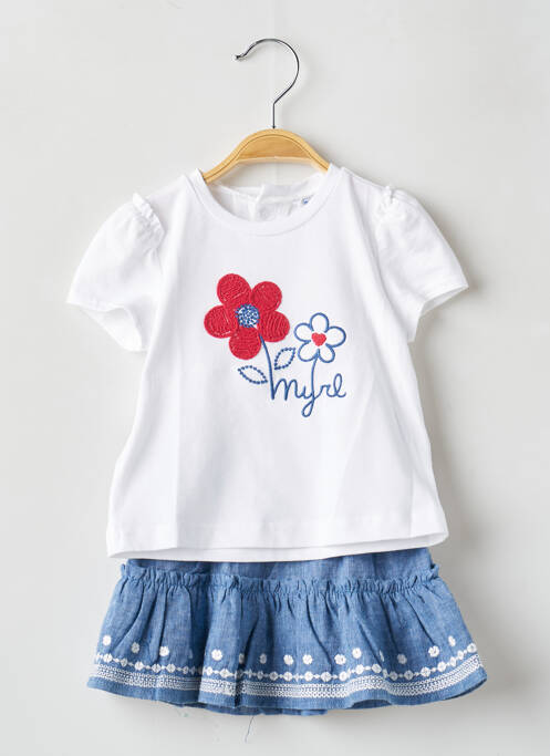 Set fustă albastru MAYORAL fată