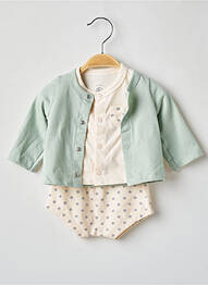 Set pantaloni talie elastică verde PETIT BATEAU garcon
