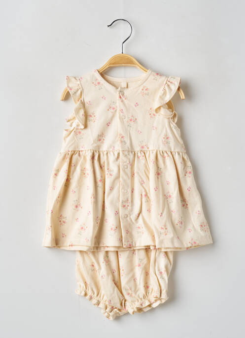 Set șort galben PETIT BATEAU fată