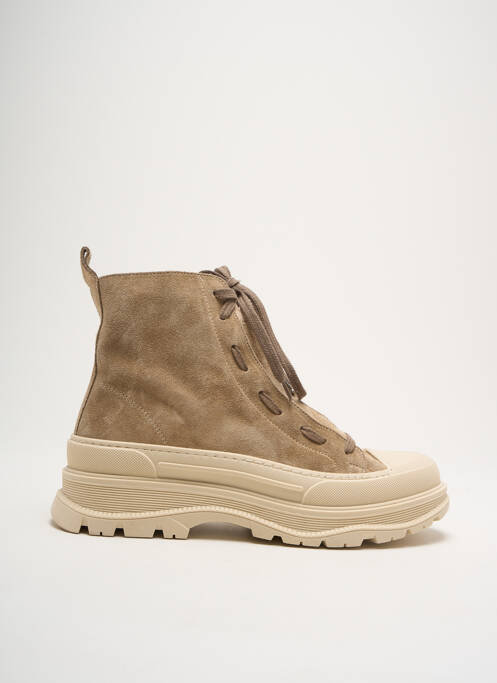 Botine/Ghete bej URBAN femeie