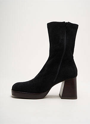 Botine/ghete închidere cu fermoar toc de 4 la 6 cm negru VANESSA WU femeie