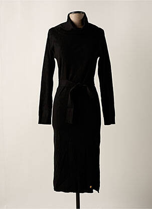 Rochie pulover elasticitate mâneci lungi negru LES TROPEZIENNES PAR M.BELARBI femeie