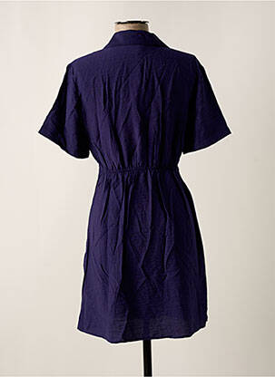 Rochie midi mâneci scurte mâneci scurte albastru AN' GE femeie